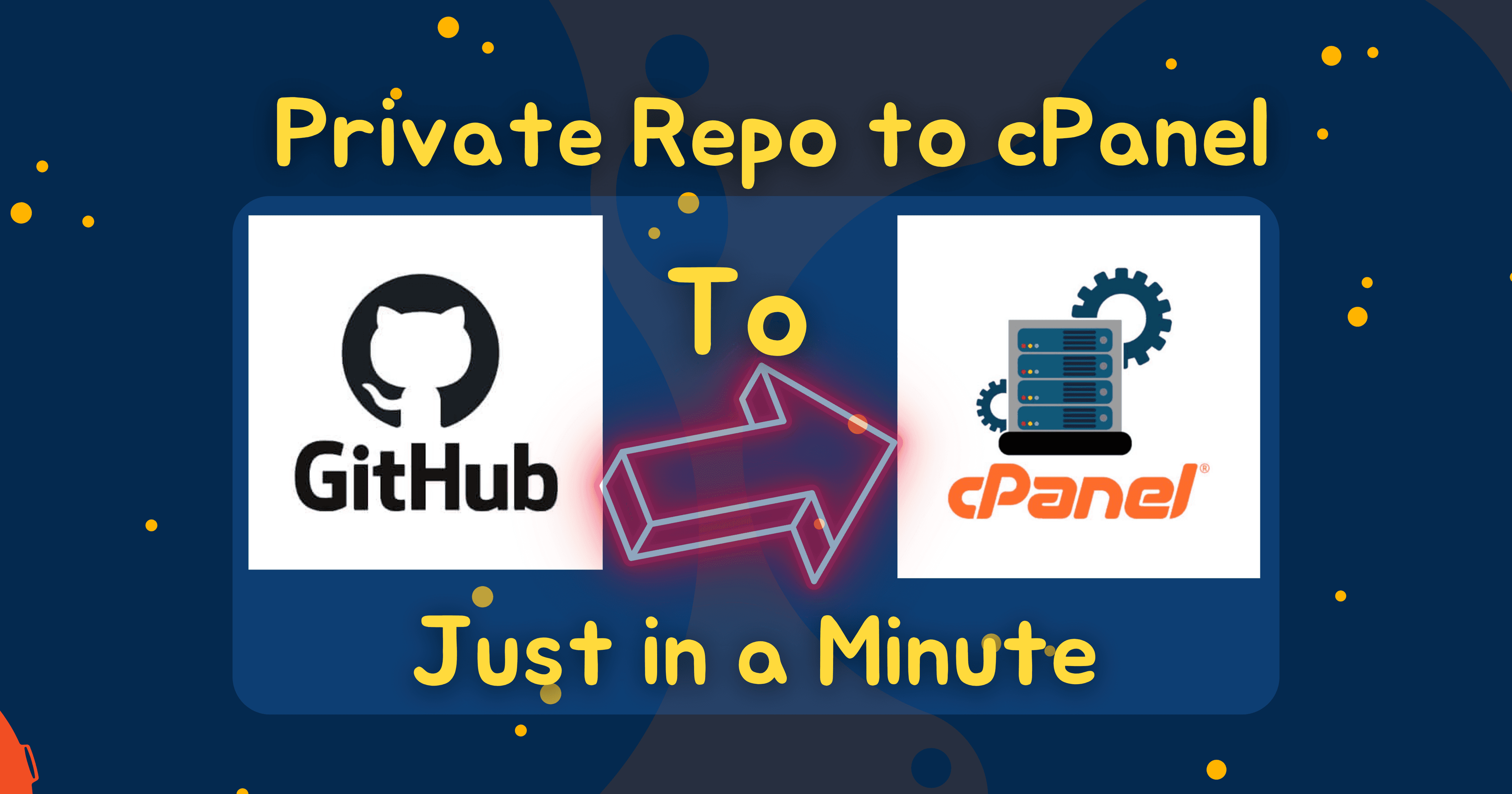 Clone private repo to the cPanel!